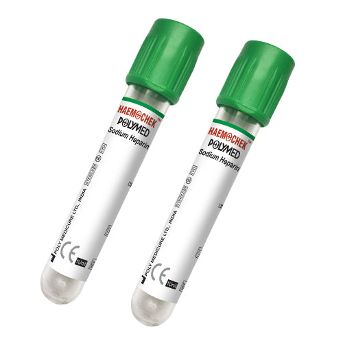 POLYMED HAEMOCHEK HEPARIN TUBE 4ML (100 UNITS)