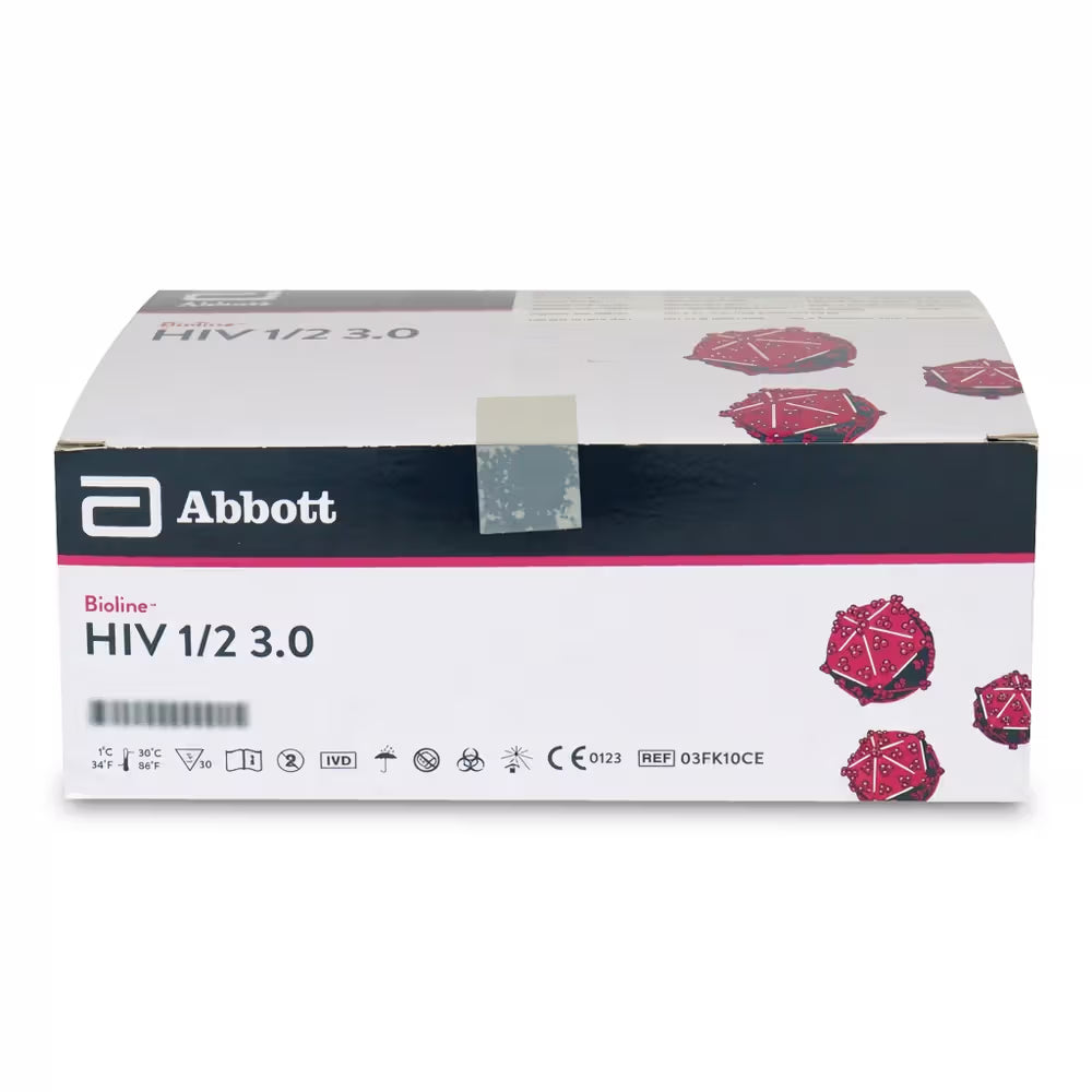 Abbott HIV 1/2 3.0 CE (D) Global Rapid Card - Pack of 30 Test (AF03FK10CE)