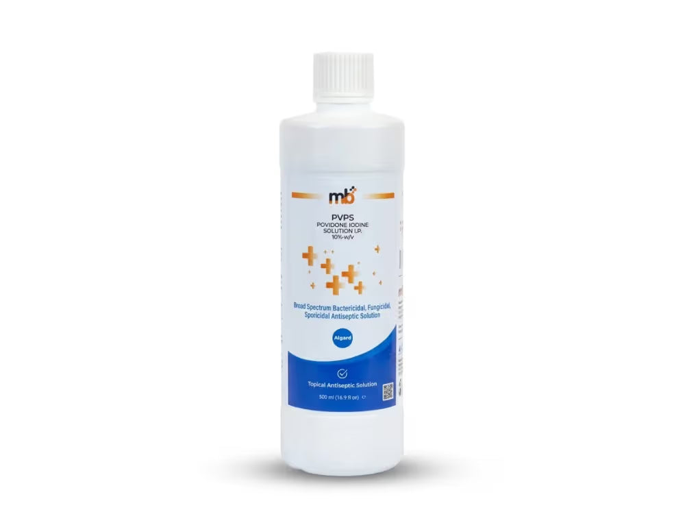 mb+ Algard PVPS 10% Disinfectant Solution - 500ml