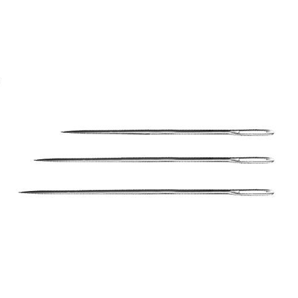 SUTURE NEEDLES - STRAIGHT CUTTING/ TRAINGULAR - 6 NEEDLE PACK