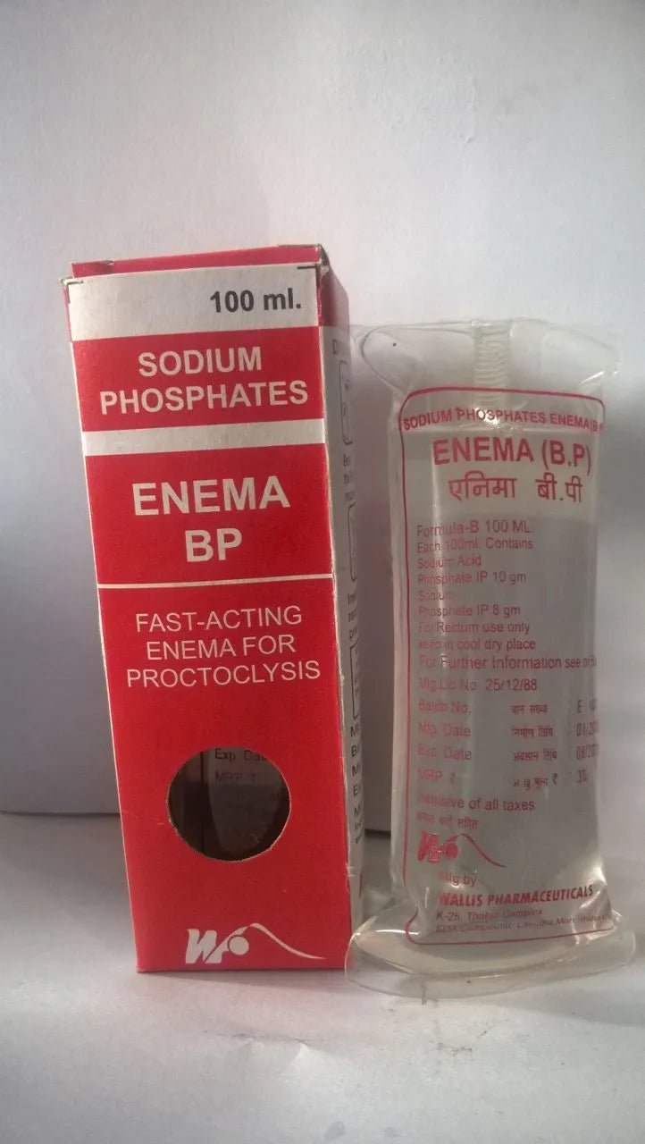 SODIUM PHOSPHATE ENEMA BP 100ML