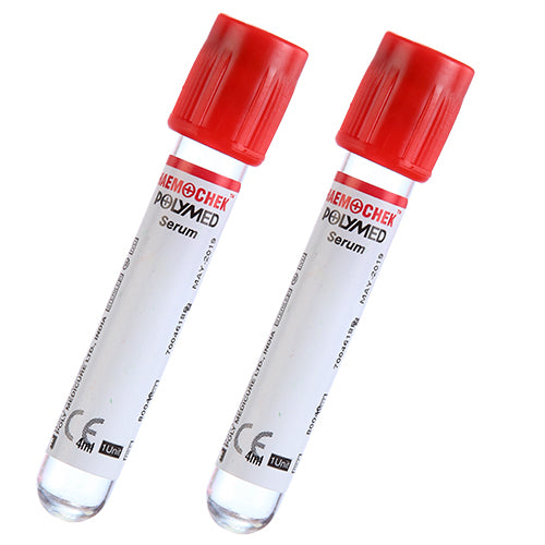 POLYMED HAEMOCHEK SERUM BLOOD COLLECTION TUBE - PACK OF 100