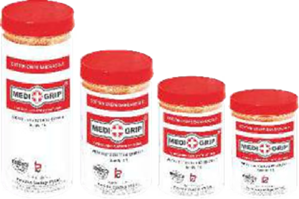 Medigrip Cotton Crepe Bandage B.P. (Jar Pack) - 15 cm x 4 m CCBMDGP1504JAR Pack of 6