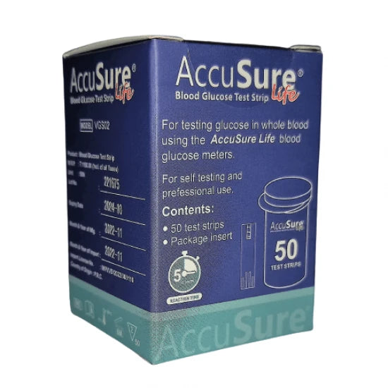 ACCUSURE LIFE TEST STRIPS 50
