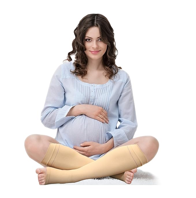 Newmom Maternity Compression Stockings (X-Large, Below Knee)