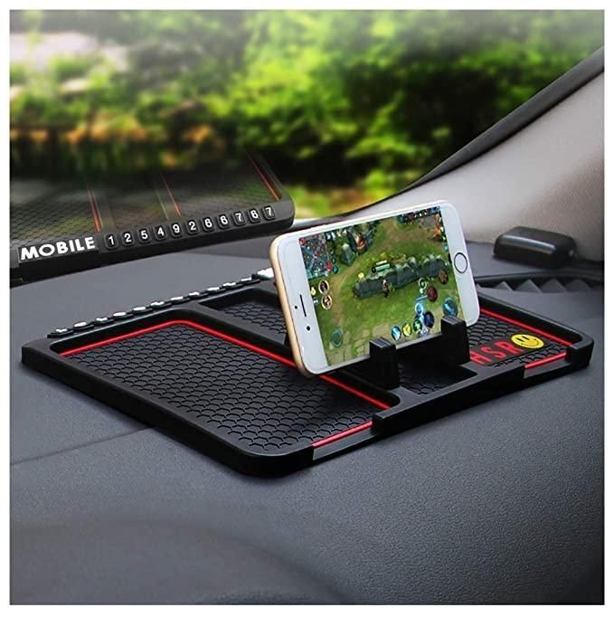 Anti-Slip Silicone Pad and Car Mobile Holders for Car Dashboard