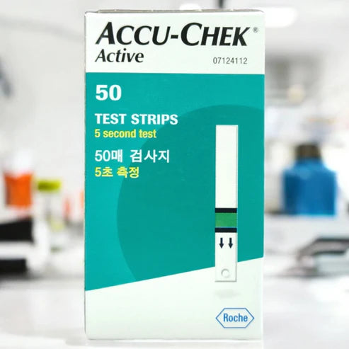 ACCU CHEK ACTIVE TEST STRIPS PACK OF 50