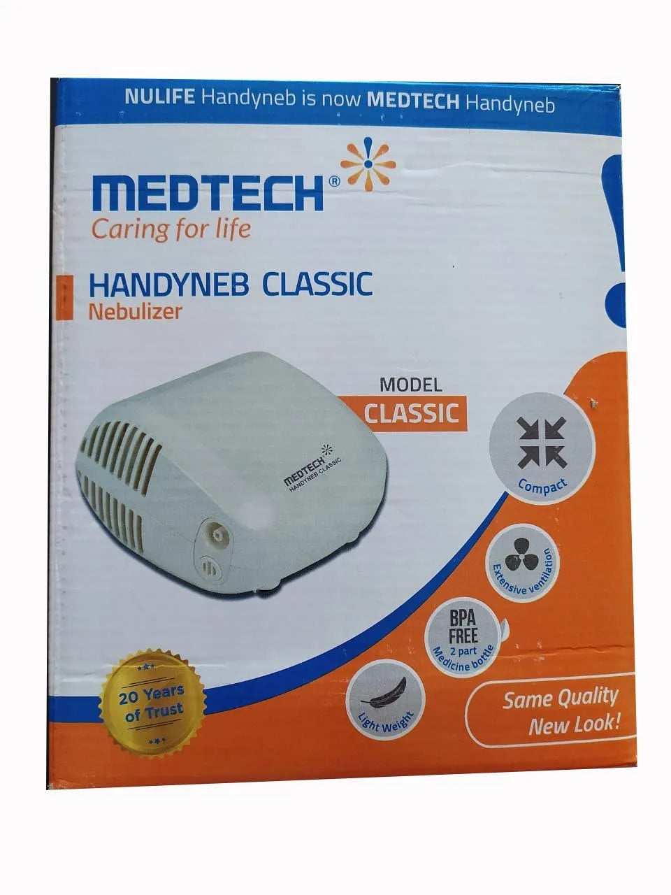MEDTECH COMPRESSOR NEBULIZER MACHINE HANDYNEB CLASSIC