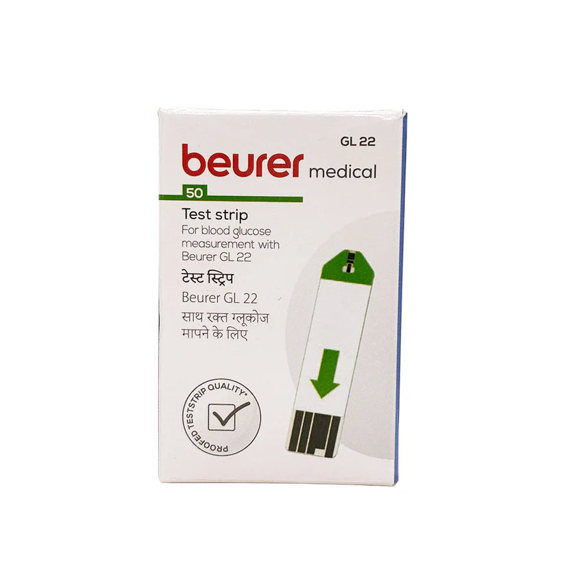 BEURER BLOOD GLUCOSE MONITOR TEST STRIPS 50 STRIPS