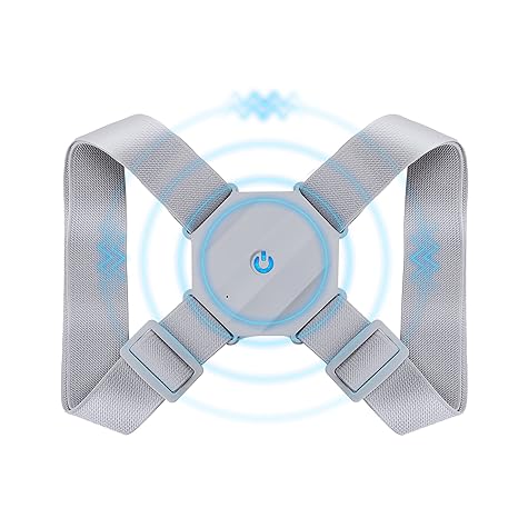Mockery Smart Posture Corrector, Upper Back Brace with Vibration Intelligent Posture Reminder, Posture Trainer for Women Kids Men,