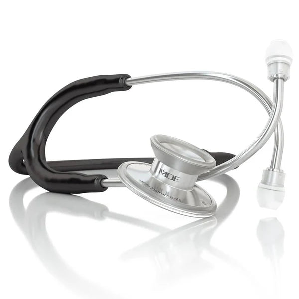 MDF Acoustica Lightweight Stethoscope- Black (MDF747XP11)