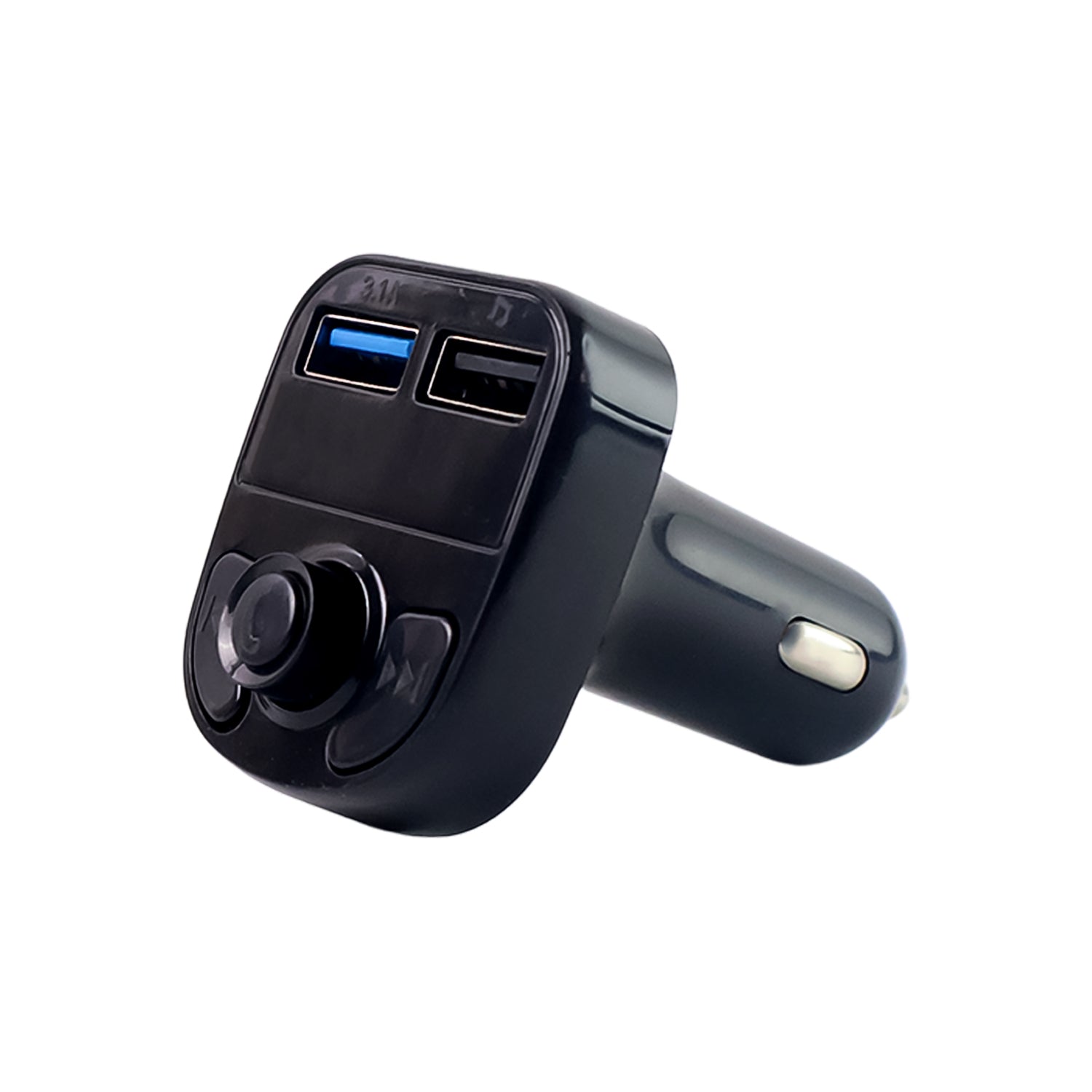 Car-x8 Bluetooth Fm Transmitter Kit For Hands-free Call Receiver  Music Player  Call Receiver  Fast Mobile Charger Ports